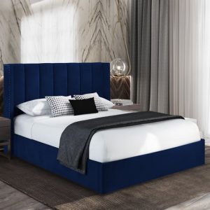 manchester-plush-velvet-double-bed-blue
