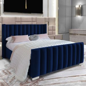 mansfield-plush-velvet-double-bed-blue