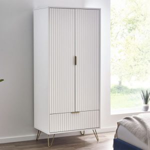 marius-wooden-wardrobe-2-doors-1-drawer-matt-white