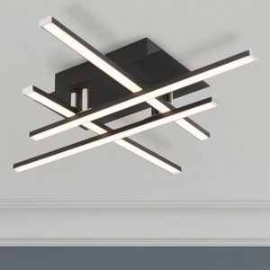 matrix-led-4-integrated-crosshatch-ceiling-light-matt-black