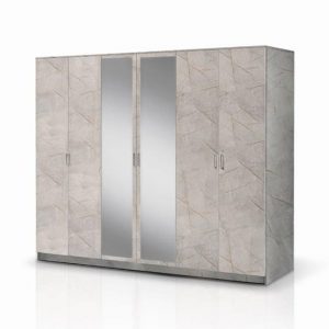 mayon-6-doors-wardrobe-grey-marble