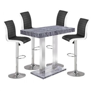 melange-gloss-marble-bar-table-4-ritz-black-white-stools