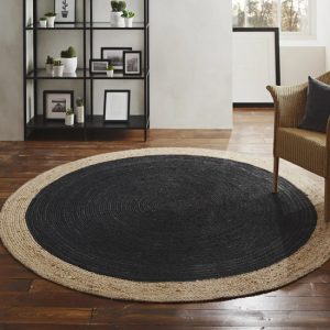 melina-small-round-soft-jute-rug-charcoal-centre
