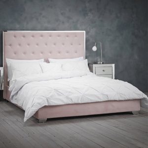 menai-velvet-double-bed-pink