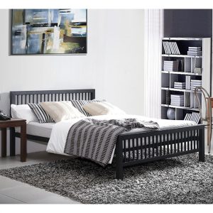 meridian-metal-double-bed-black