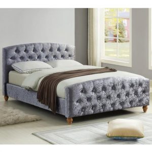 millbrook-crushed-velvet-double-bed-silver
