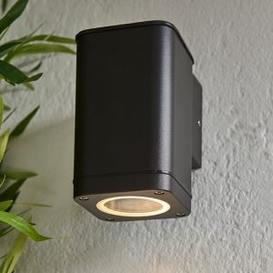 milton-1-light-aluminium-wall-light-textured-black