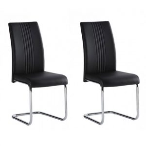 monaco-black-pu-leather-dining-chair-a-pair