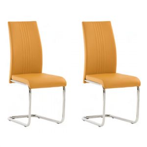 monaco-mustard-pu-leather-dining-chair-a-pair