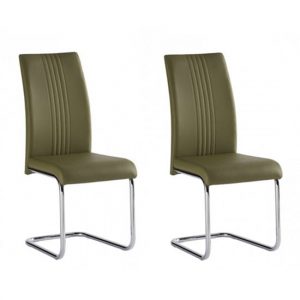 monaco-olive-green-pu-leather-dining-chair-a-pair