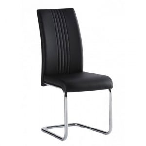 monaco-pu-leather-dining-chair-black