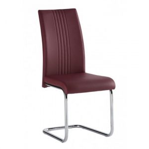 monaco-pu-leather-dining-chair-red