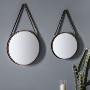 morston-round-set-of-2-wall-bedroom-mirrors-bronze-frame