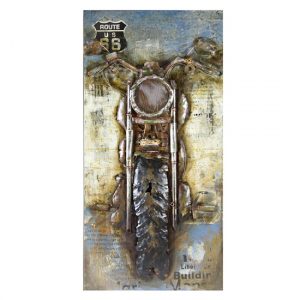 motorcycle-3d-picture-metal-wall-art-brown-beige