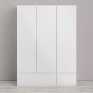nakou-high-gloss-3-doors-2-drawers-wardrobe-white