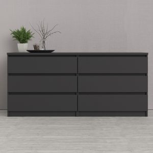 nakou-wide-wooden-chest-of-6-drawers-matt-black