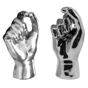 nasty-set-of-2-ceramic-hand-vase-silver-grey
