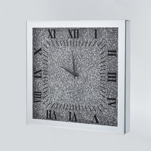 natine-square-30cm-crushed-glass-wall-clock-mirrored