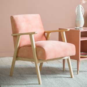 neelan-fabric-armchair-wooden-frame-blush