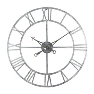 neoga-small-foil-skeleton-metal-wall-clock-silver