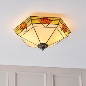 nevada-tiffany-glass-flush-ceiling-light-dark-bronze
