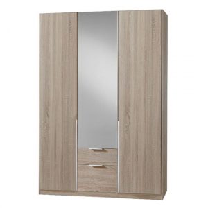 new-york-mirrored-3-doors-wardrobe-oak