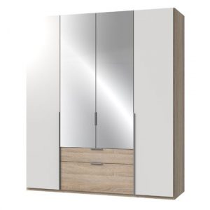 new-york-mirrored-4-doors-wardrobe-white-oak