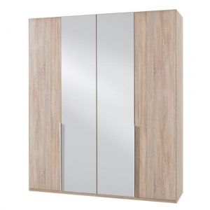 new-york-mirrored-wardrobe-oak-4-doors