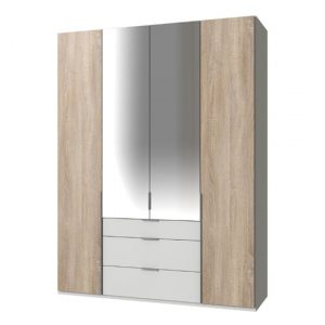 new-york-tall-mirrored-4-doors-wardrobe-oak-white