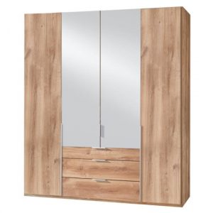 new-york-tall-mirrored-4-doors-wardrobe-planked-oak
