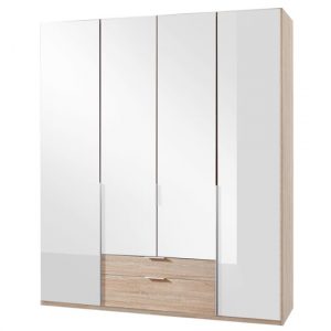 new-zork-mirrored-4-doors-wardrobe-gloss-white-oak