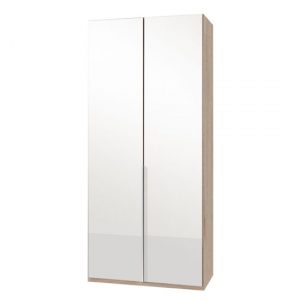 new-zork-tall-wardrobe-gloss-white-hickory-oak-2-doors