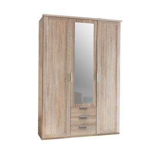 newport-mirrored-wooden-wardrobe-oak-3-doors