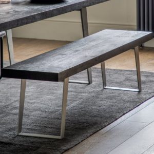 newtown-small-wooden-dining-bench-metal-legs-black