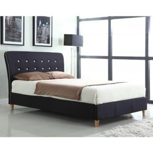 nina-linen-fabric-double-bed-black-white-piping