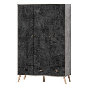 noein-wardrobe-3-doors-3-drawers-charcoal