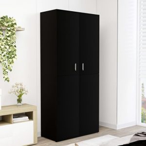 norco-wooden-shoe-storage-cabinet-2-doors-black