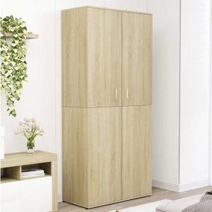 norco-wooden-shoe-storage-cabinet-2-doors-sonoma-oak