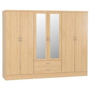 nunky-6-doors-2-drawers-wardrobe-sonoma-oak