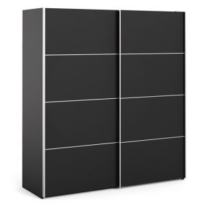 opim-wooden-sliding-doors-wardrobe-matt-black-5-shelves