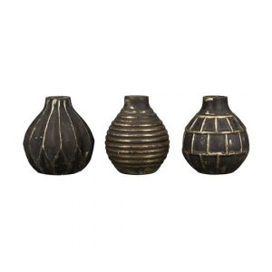 orient-glass-set-of-3-small-vases-antique-brown-gold