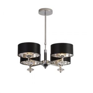 orleans-chrome-4-pendant-light-black-shade-silver-inner