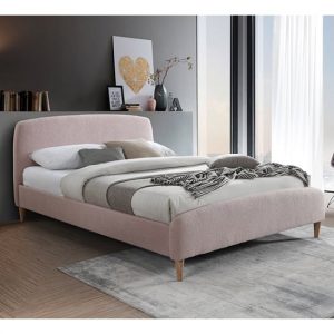 otley-teddy-bear-fabric-double-bed-blush-pink