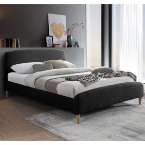 otley-teddy-bear-fabric-double-bed-charcoal