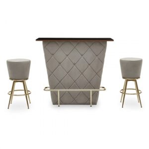 paradise-bar-table-2-grey-velvet-stools