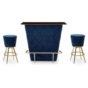 paradise-bar-table-2-midnight-blue-velvet-stools