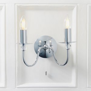 parkstone-2-lights-clear-glass-wall-light-chrome