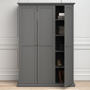 paroya-wooden-triple-door-wardrobe-matt-grey