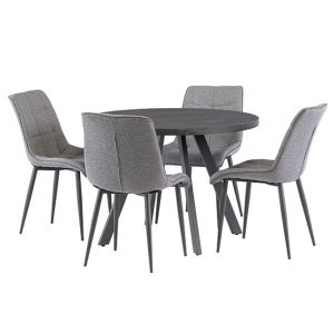 pekato-107cm-dark-grey-dining-table-4-pekato-grey-chairs