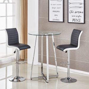 poseur_glass_bar_table_ripple_black_white_stools